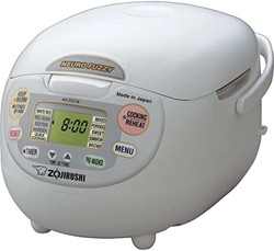 ZOJIRUSHI 象印 NS-ZCC18 Neuro Fuzzy电饭锅和保温器 10 杯 高级白色 日本制造