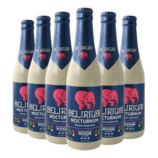 DELIRIUM 粉象 深粉象啤酒 精酿 啤酒 330ml*6瓶 比利时进口