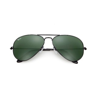 Ray-Ban 雷朋 Aviator飞行员系列 男女款太阳镜 0RB3025 L2823 黑框绿片 58mm