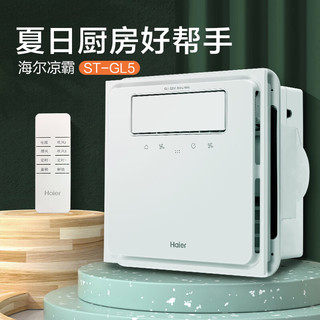 Haier 海尔 GL5 厨房冷霸双档出风定时一体无线遥控凉霸