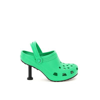 巴黎世家 madame sabot夏季时尚女高跟凉鞋洞洞鞋 Green 37