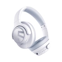 SOUNDPEATS 泥炭 Space 耳罩式头戴式动圈主动降噪蓝牙游戏耳机 绘银白