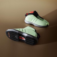 adidas 阿迪达斯 官方三叶草CRAZY 1男子复刻版专业篮球鞋圣诞配色 嫩绿/黑 43(265mm)