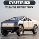 中精质造 特斯拉皮卡Cybertruck合金模型 带底座+可调节空气悬架+车牌定制
