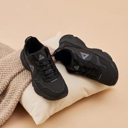 peak匹克休闲鞋款加绒棉鞋老爹鞋舒适保暖运动休闲鞋男