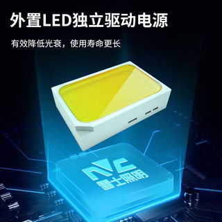 雷士照明 NVC Lighting  LightingLED厨房卫生间吸顶灯平板灯便携卡扣式安装大板照明面板灯 【白色】大板照明A|24W-618*45cm