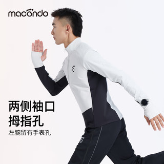 马孔多（macondo）男女防风加绒外套4代 户外马拉松跑步运动上衣 吸湿排汗 抗静电