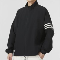 adidas ORIGINALS 舒适休闲立领外套时尚潮流男装户外健身运动夹克