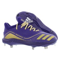 adidas 阿迪达斯 美国直邮Adidas阿迪达斯女士运动鞋钉鞋球鞋紫色平底低帮系带