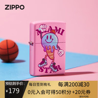 ZIPPO 之宝 防风煤油打火机 迈阿密巨星  单机