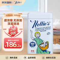 Nellie's All Natural 内利纯天然 内利思进口天然浓缩苏打洗衣粉爆炸盐环保低敏婴儿洁净皂粉1.5KG