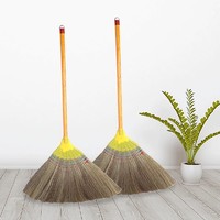 洁飞 芒草扫把扫地扫帚高粱苗笤帚扫把家用学校工厂地板清洁凤尾草