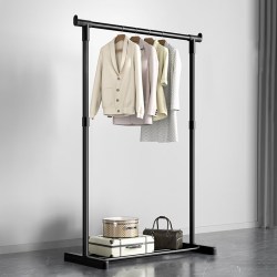 milin密林衣架落地卧室挂衣架家用挂衣服的架子室内简易晾衣杆衣帽架