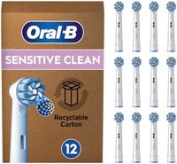 Oral-B 欧乐-B 欧乐B Pro 敏感清洁电动牙刷头 X 形超软刷毛 12 支装牙刷头 白色