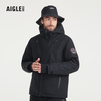AIGLE【滑雪系列】艾高冬季GTX防风防雨保暖棉服外套男 黑色 AP864 XL(185/100A)
