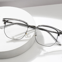 mikibobo 半框近视眼镜 可配度数