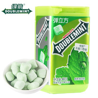 DOUBLEMINT 綠箭 彈立方口香糖40g*3瓶