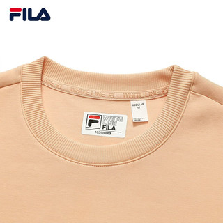 斐乐（FILA） FILA 斐乐女子卫衣季时尚基础简约休闲针织套头衫 梦幻橙-OR 160/80A/S