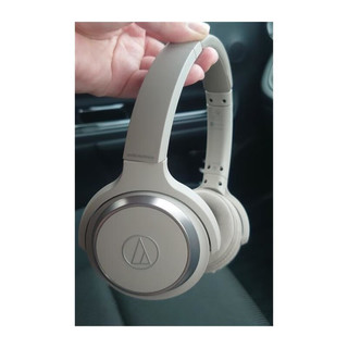 铁三角【】ATH-WS330BT重低音无线蓝牙耳机头戴式耳麦长续航轻便贴耳佩戴舒适 ATH-WS330BT 卡其色