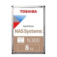 TOSHIBA 东芝 N300系列 16T 3.5英寸 NAS硬盘（CMR、7200rpm、256MB）