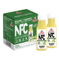 福兰农庄 100%NFC苹果汁纯鲜榨果汁饮料0添加剂0脂肪300ml*6瓶年货送礼