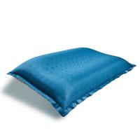 迪卡侬(DECATHLON)露营枕头舒适柔软单人枕易收纳枕头单人睡觉枕头ODC 自充气护颈枕-静谧蓝