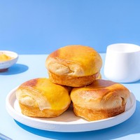 FUSIDO 福事多 黄油味日式奶芙面包400g*3箱早餐代餐糕点心夹心面包整箱