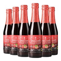 Lindemans 林德曼 草莓 精酿果啤 啤酒 250ml*6瓶 比利时进口