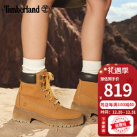 Timberland添柏岚女鞋踢不烂大黄靴户外运动休闲6寸高帮马丁靴A5VPZ A5VPZ231/小麦色 39