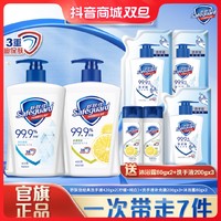 Safeguard 舒肤佳 经典抑菌洗手液2瓶420g加洗手液补充装3袋沐浴露2瓶留香