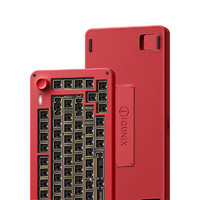 IQUNIX ZONEX75 Super系列金属键盘套件客制化铝合金铝坨坨无线机械键盘 绯帛红 无轴