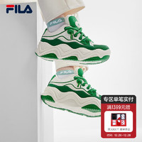 斐乐（FILA）女鞋BROOK摩登板鞋2023冬流沙鞋时尚休闲运动鞋 奶白/艳绿色-WF 36.5