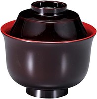 福井工艺  耐热 3.2寸 富士型 小吸碗 溜内红 31006170