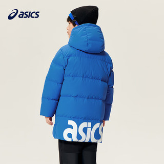 asics/亚瑟士童装20男女儿童宽松锁温保暖三防羽绒服 001黑色 130cm