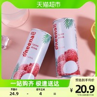 88VIP：DReena 特丽娜 荔枝果汁饮料 240ml*6罐