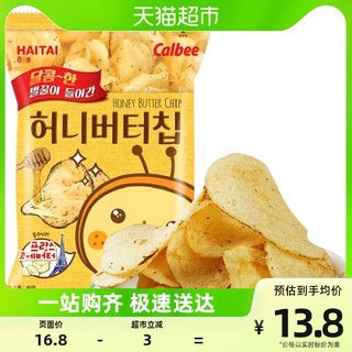 ace 海太 韩国进口海太蜂蜜黄油薯片60g网红薯片办公室零食小吃
