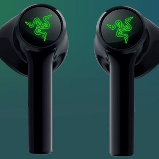 RAZER 雷蛇 战锤狂鲨 真无线X 半入耳式真无线蓝牙耳机 黑色