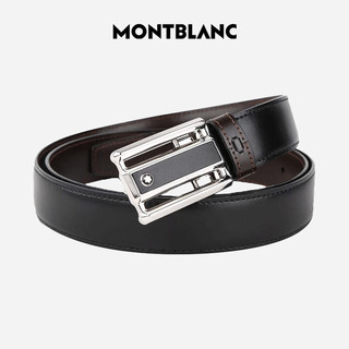 MONTBLANC 万宝龙 男士板扣皮带 114423 黑色 110