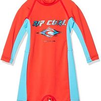 RIP CURL LIP Carl 儿童长袖*衣 连体衣(防紫外线)[S05-865 / BOYS LS UV RUSHGUARD ] 大海 儿童 可爱