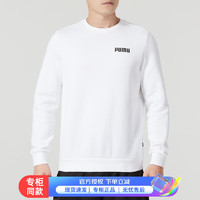 彪马（PUMA）男装卫衣 冬运动服时尚保暖加绒休闲服圆领套头衫 848737-02/抓绒内里 S(175/92A)亚男