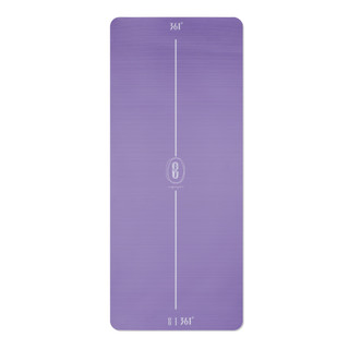 361度 【轨迹瑜伽垫】瑜伽垫瑜伽垫运动女生防滑瑜珈垫 紫色