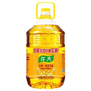 88VIP：LONG DA 龙大 压榨一级花生油6.288L山东传统工艺食用油 1件装