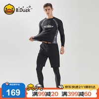 B.Duck 小黄鸭分体泳衣男 长