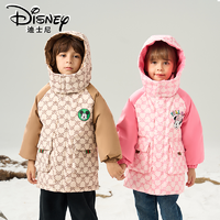 抖音超值购：Disney 迪士尼 SGA儿童羽绒服男女童冬季中长款保暖外套XME4SU323