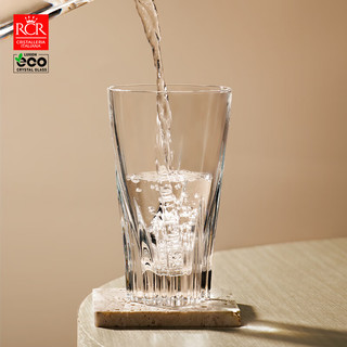 RCR无铅水晶玻璃杯 高档水杯泡茶杯牛奶杯家用大容量套装400ml*6