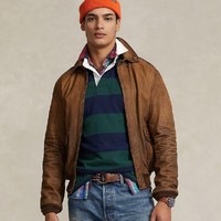 RALPH LAUREN 男士真皮夹克