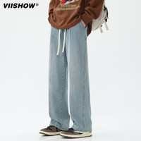 ViiSHOW 美式宽松直筒牛仔裤 NC23K118