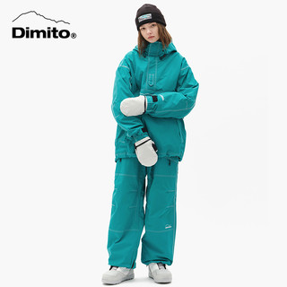 DIMITO滑雪服男女单板双板防水透气滑雪裤 2L WORKS OS ANORAK