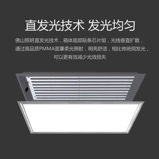 佛山照明集成吊顶led厨卫灯浴室厕所面板灯嵌入式吸顶灯30*30x60