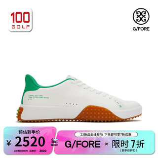阿迪达斯 （adidas）高尔夫球鞋男鞋23全新时尚舒适轻量无顶运动休闲高尔夫男鞋 绿色 40码